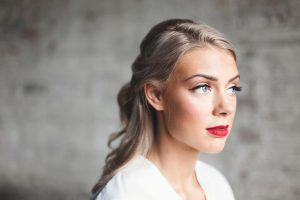 woman looking away
