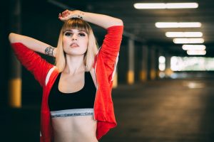 woman posing