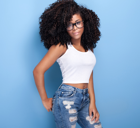 woman posing
